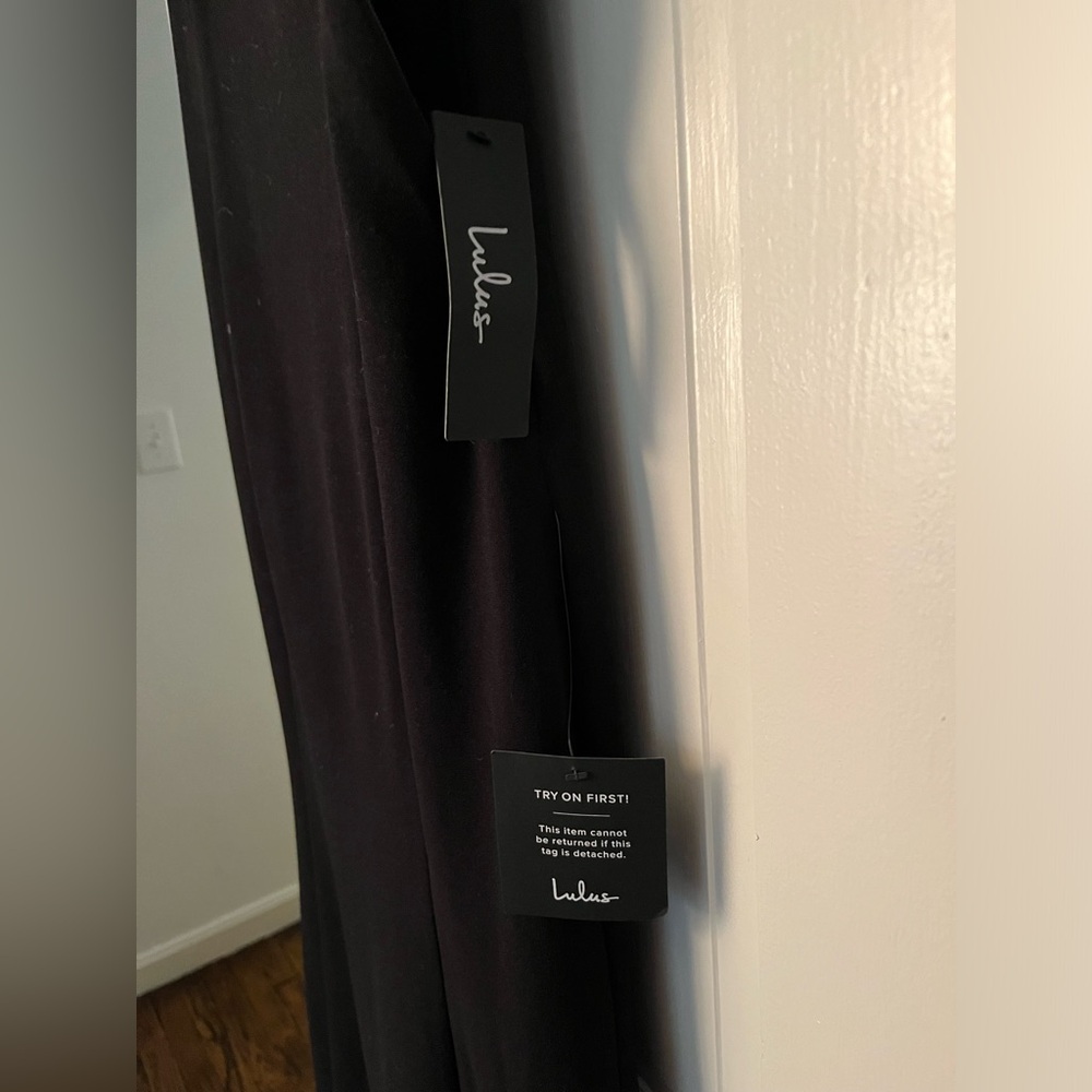 Lulus Elegant Black Evening Gown - Picture 6 of 12
